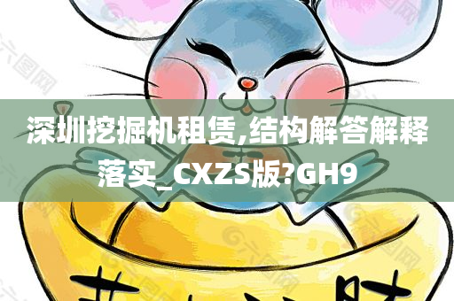 深圳挖掘机租赁,结构解答解释落实_CXZS版?GH9