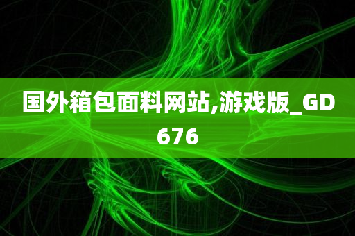 国外箱包面料网站,游戏版_GD676