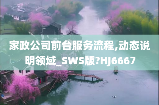 家政公司前台服务流程,动态说明领域_SWS版?HJ6667