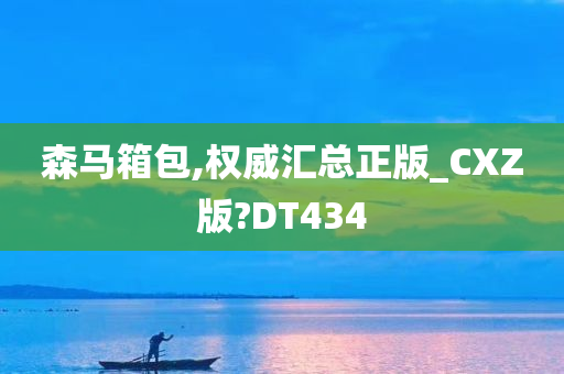 森马箱包,权威汇总正版_CXZ版?DT434