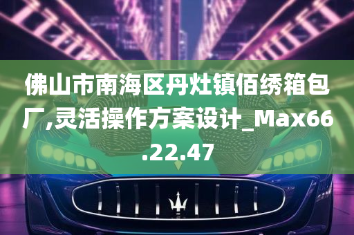 佛山市南海区丹灶镇佰绣箱包厂,灵活操作方案设计_Max66.22.47