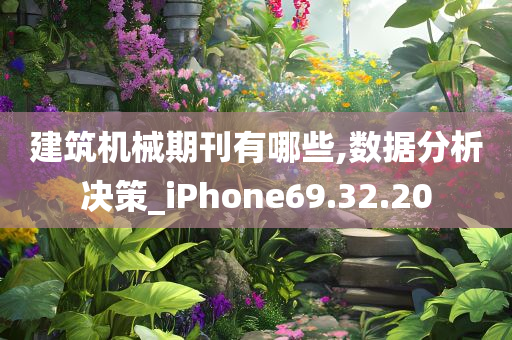 建筑机械期刊有哪些,数据分析决策_iPhone69.32.20