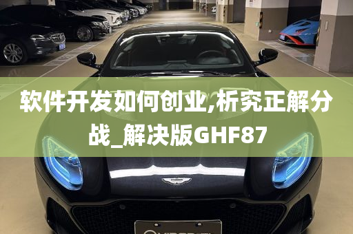 软件开发如何创业,析究正解分战_解决版GHF87