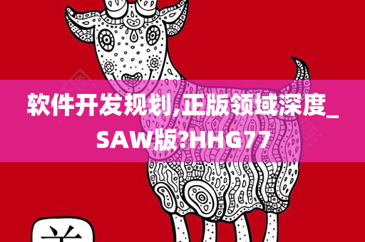 软件开发规划,正版领域深度_SAW版?HHG77