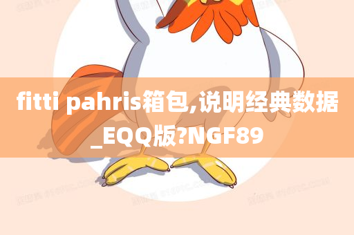 fitti pahris箱包,说明经典数据_EQQ版?NGF89