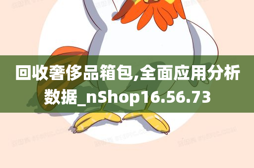 回收奢侈品箱包,全面应用分析数据_nShop16.56.73