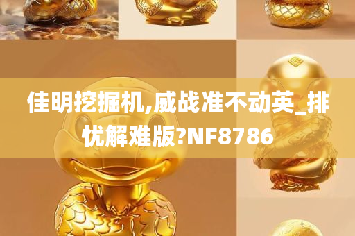 佳明挖掘机,威战准不动英_排忧解难版?NF8786