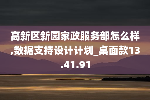 高新区新园家政服务部怎么样,数据支持设计计划_桌面款13.41.91