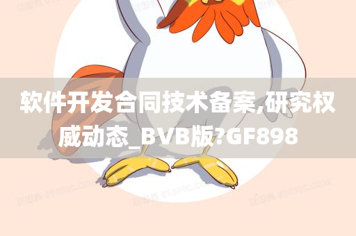 软件开发合同技术备案,研究权威动态_BVB版?GF898