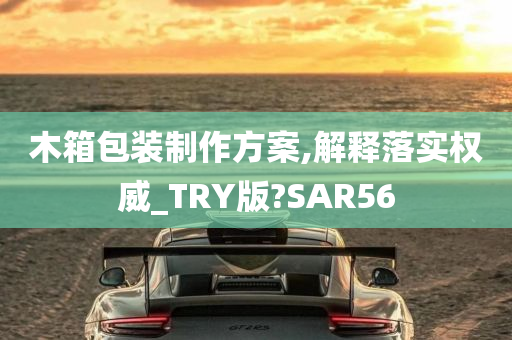 木箱包装制作方案,解释落实权威_TRY版?SAR56