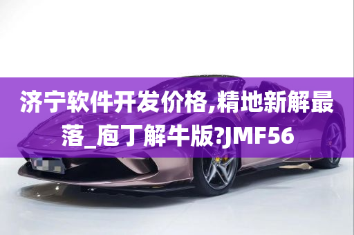 济宁软件开发价格,精地新解最落_庖丁解牛版?JMF56