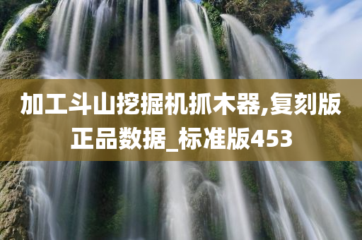 加工斗山挖掘机抓木器,复刻版正品数据_标准版453