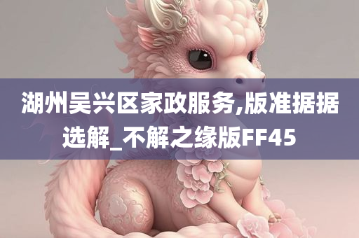 湖州吴兴区家政服务,版准据据选解_不解之缘版FF45