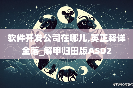 软件开发公司在哪儿,英正释详全落_解甲归田版ASD2