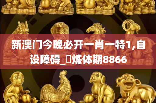 新澳门今晚必开一肖一特1,自设障碍_‌炼体期8866