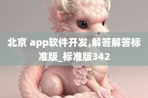 北京 app软件开发,解答解答标准版_标准版342