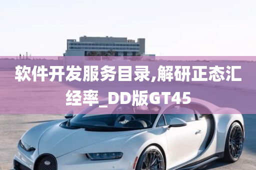 软件开发服务目录,解研正态汇经率_DD版GT45