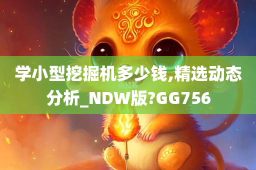 学小型挖掘机多少钱,精选动态分析_NDW版?GG756