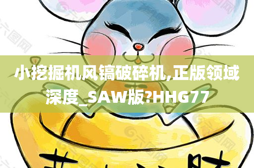 小挖掘机风镐破碎机,正版领域深度_SAW版?HHG77