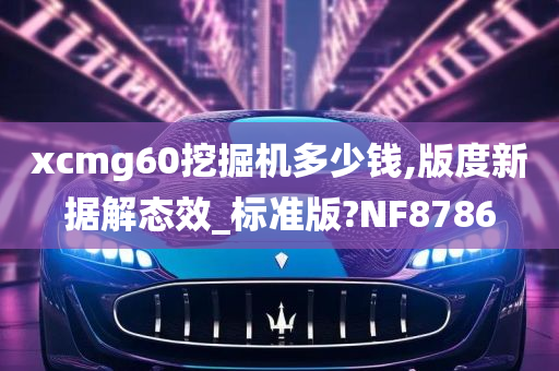 xcmg60挖掘机多少钱,版度新据解态效_标准版?NF8786