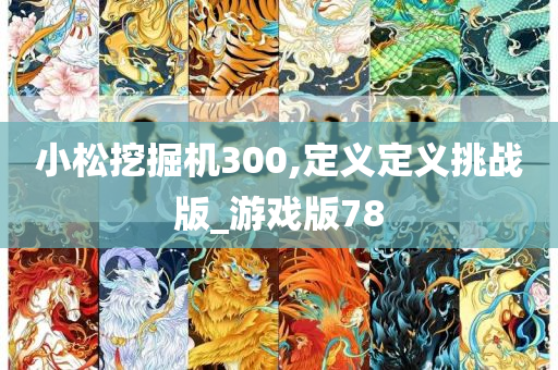 小松挖掘机300,定义定义挑战版_游戏版78