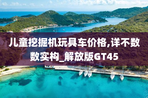 儿童挖掘机玩具车价格,详不数数实构_解放版GT45