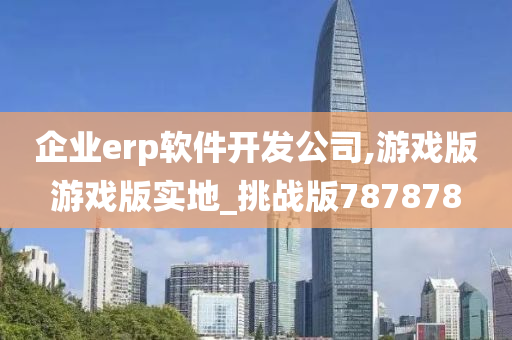 企业erp软件开发公司,游戏版游戏版实地_挑战版787878