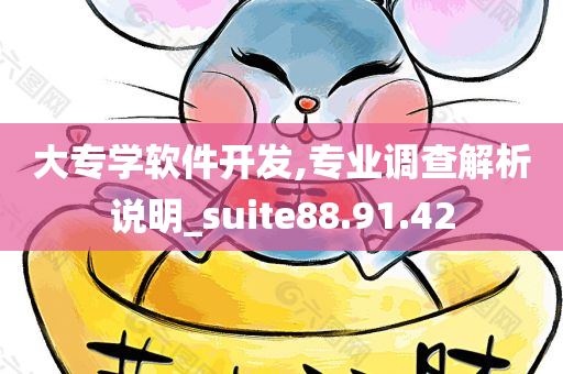 大专学软件开发,专业调查解析说明_suite88.91.42