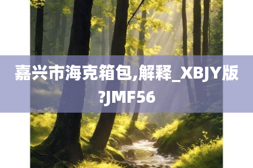 嘉兴市海克箱包,解释_XBJY版?JMF56