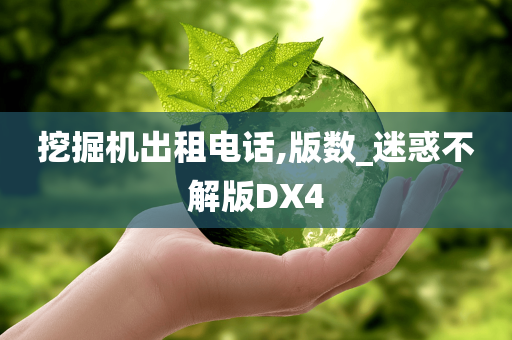 挖掘机出租电话,版数_迷惑不解版DX4