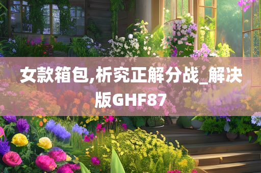 女款箱包,析究正解分战_解决版GHF87