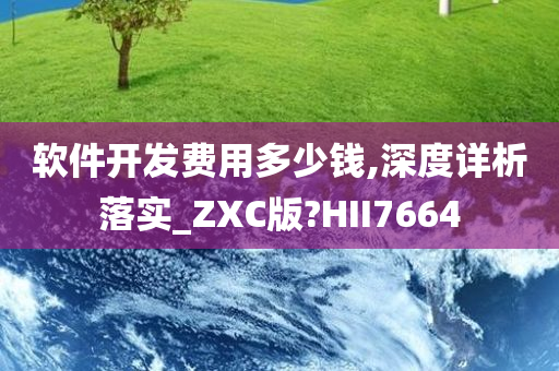 软件开发费用多少钱,深度详析落实_ZXC版?HII7664