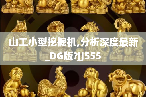 山工小型挖掘机,分析深度最新_DG版?JJ555