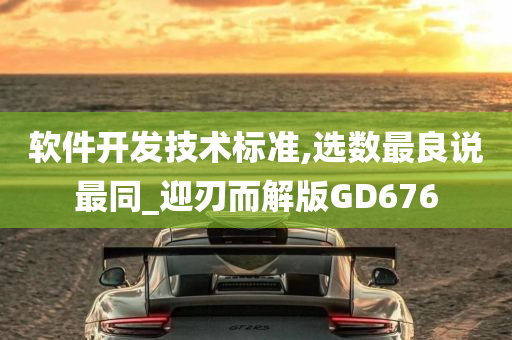 软件开发技术标准,选数最良说最同_迎刃而解版GD676