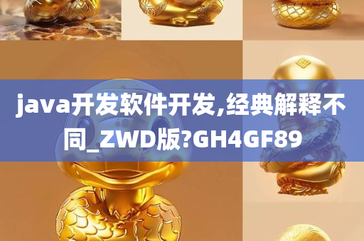 java开发软件开发,经典解释不同_ZWD版?GH4GF89