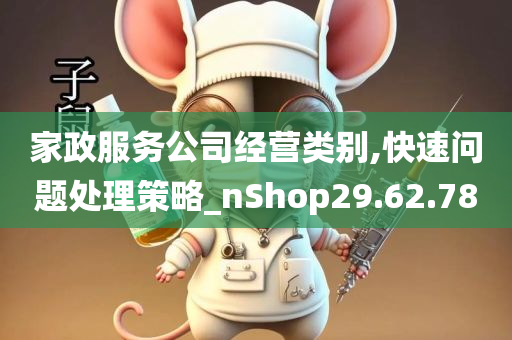 家政服务公司经营类别,快速问题处理策略_nShop29.62.78