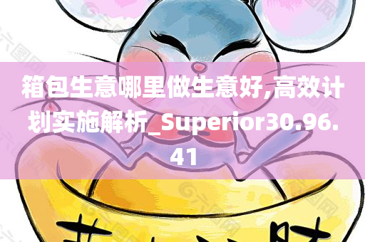 箱包生意哪里做生意好,高效计划实施解析_Superior30.96.41