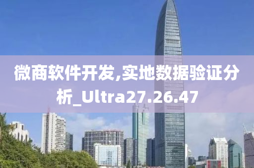 微商软件开发,实地数据验证分析_Ultra27.26.47