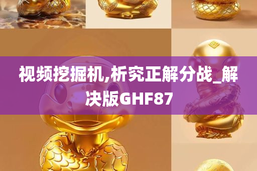 视频挖掘机,析究正解分战_解决版GHF87