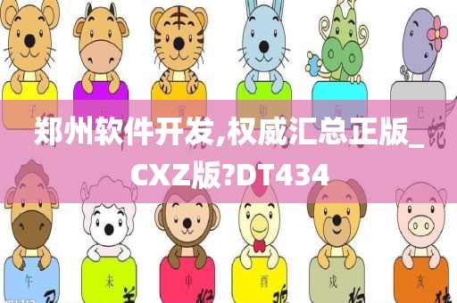 郑州软件开发,权威汇总正版_CXZ版?DT434