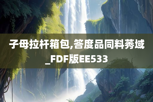 子母拉杆箱包,答度品同料莠域_FDF版EE533