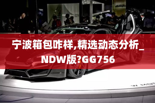 宁波箱包咋样,精选动态分析_NDW版?GG756