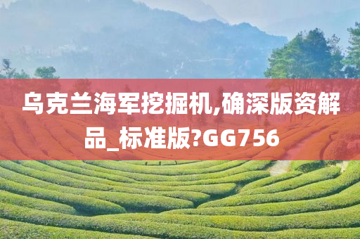 乌克兰海军挖掘机,确深版资解品_标准版?GG756