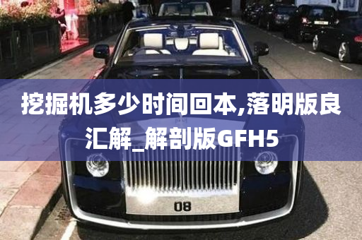 挖掘机多少时间回本,落明版良汇解_解剖版GFH5