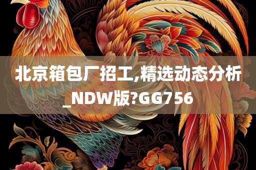 北京箱包厂招工,精选动态分析_NDW版?GG756