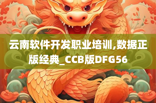 云南软件开发职业培训,数据正版经典_CCB版DFG56