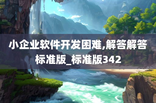 小企业软件开发困难,解答解答标准版_标准版342