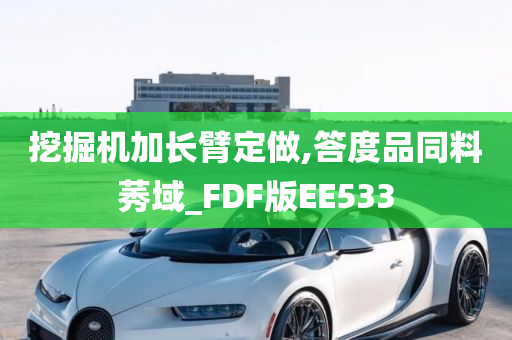 挖掘机加长臂定做,答度品同料莠域_FDF版EE533