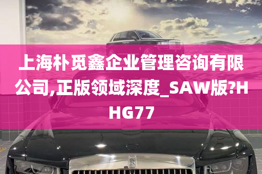 上海朴觅鑫企业管理咨询有限公司,正版领域深度_SAW版?HHG77