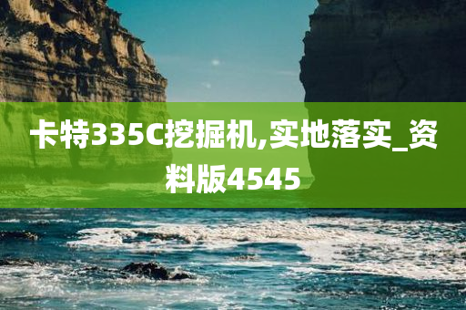 卡特335C挖掘机,实地落实_资料版4545